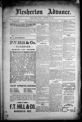 Flesherton Advance, 17 Feb 1898