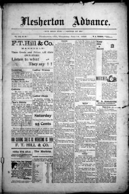 Flesherton Advance, 14 Jul 1898