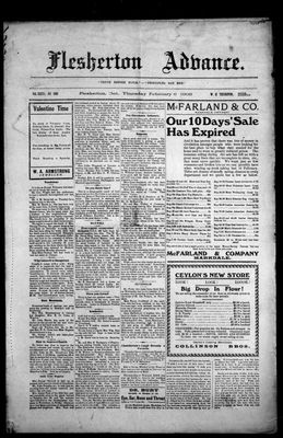 Flesherton Advance, 6 Feb 1908