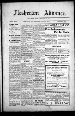 Flesherton Advance, 28 May 1908