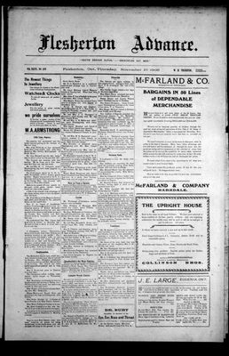 Flesherton Advance, 19 Nov 1908