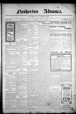 Flesherton Advance, 13 May 1909