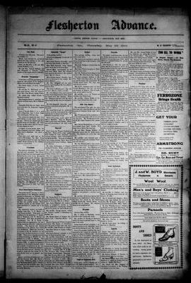 Flesherton Advance, 26 May 1910