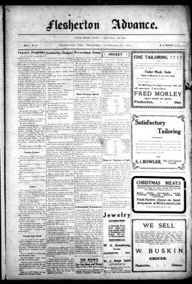 Flesherton Advance, 15 Feb 1912