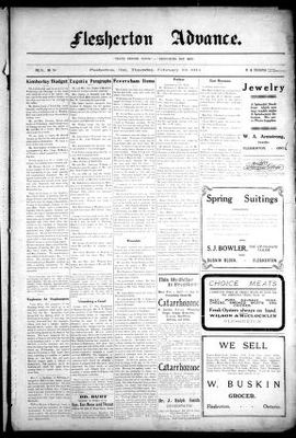 Flesherton Advance, 29 Feb 1912