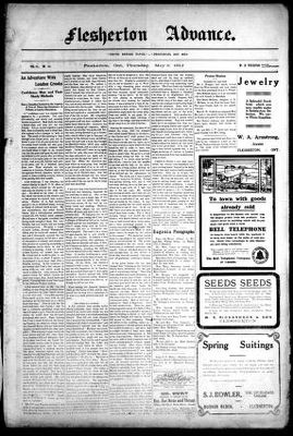 Flesherton Advance, 9 May 1912