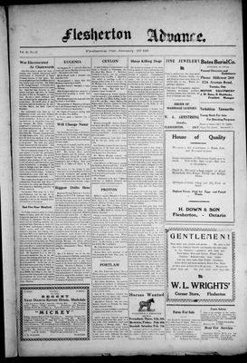 Flesherton Advance, 29 Jan 1920