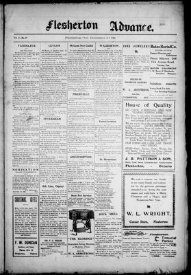 Flesherton Advance, 23 Dec 1920