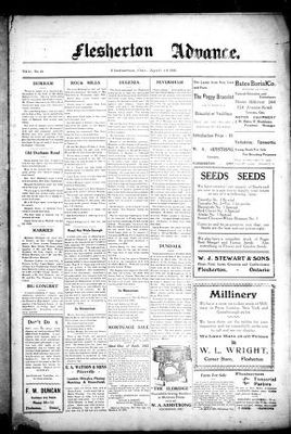 Flesherton Advance, 14 Apr 1921