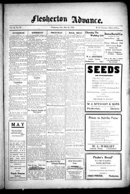 Flesherton Advance, 25 May 1922