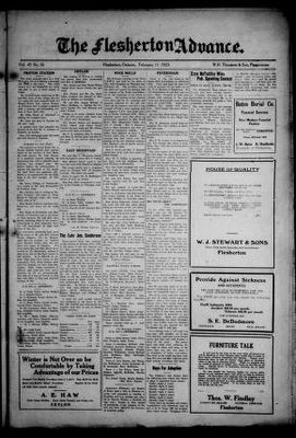 Flesherton Advance, 11 Feb 1925