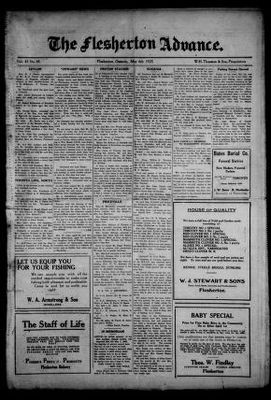 Flesherton Advance, 6 May 1925