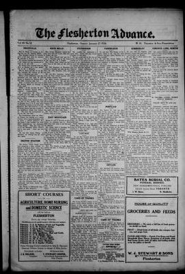 Flesherton Advance, 27 Jan 1926