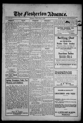 Flesherton Advance, 5 May 1926