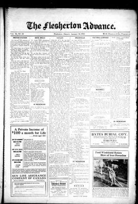 Flesherton Advance, 14 Jan 1931