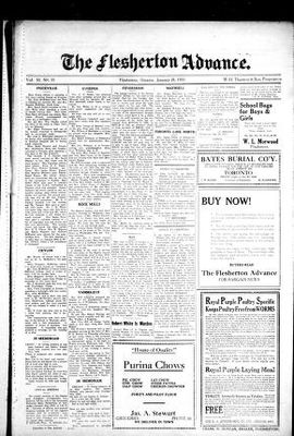 Flesherton Advance, 28 Jan 1931