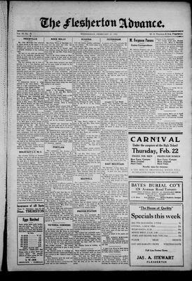 Flesherton Advance, 21 Feb 1934