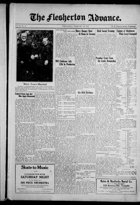 Flesherton Advance, 13 Feb 1935