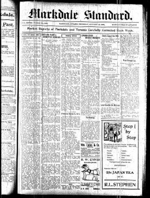 Markdale Standard (Markdale, Ont.1880), 16 Jan 1908