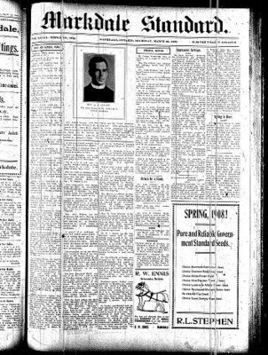 Markdale Standard (Markdale, Ont.1880), 26 Mar 1908