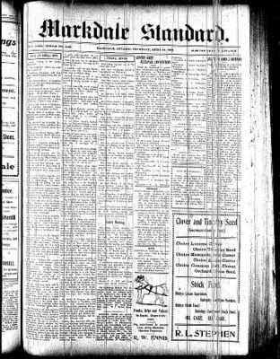 Markdale Standard (Markdale, Ont.1880), 22 Apr 1909