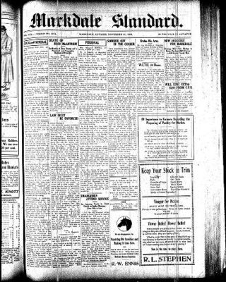 Markdale Standard (Markdale, Ont.1880), 11 Nov 1909