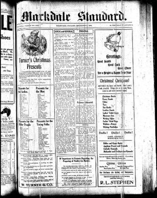 Markdale Standard (Markdale, Ont.1880), 9 Dec 1909