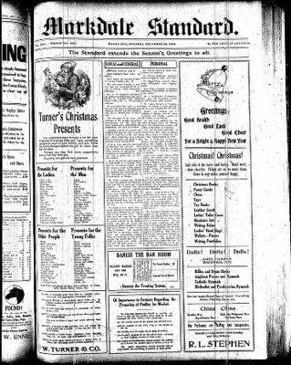 Markdale Standard (Markdale, Ont.1880), 23 Dec 1909