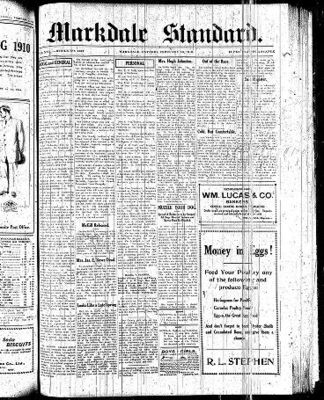 Markdale Standard (Markdale, Ont.1880), 10 Feb 1910