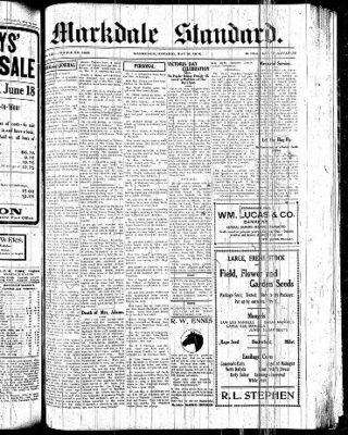 Markdale Standard (Markdale, Ont.1880), 26 May 1910