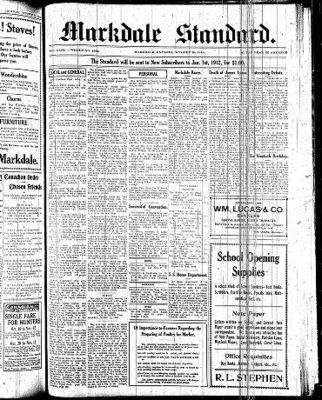 Markdale Standard (Markdale, Ont.1880), 20 Oct 1910