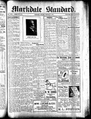 Markdale Standard (Markdale, Ont.1880), 2 Feb 1911