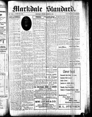 Markdale Standard (Markdale, Ont.1880), 30 Mar 1911