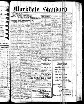 Markdale Standard (Markdale, Ont.1880), 20 Apr 1911