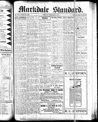 Markdale Standard (Markdale, Ont.1880), 4 May 1911