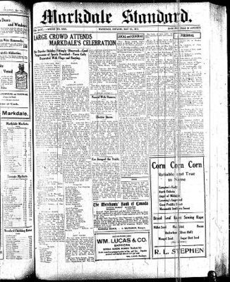 Markdale Standard (Markdale, Ont.1880), 25 May 1911