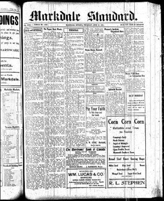 Markdale Standard (Markdale, Ont.1880), 15 Jun 1911