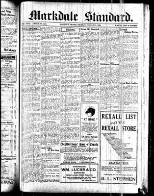 Markdale Standard (Markdale, Ont.1880), 8 Feb 1912