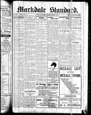 Markdale Standard (Markdale, Ont.1880), 7 Mar 1912