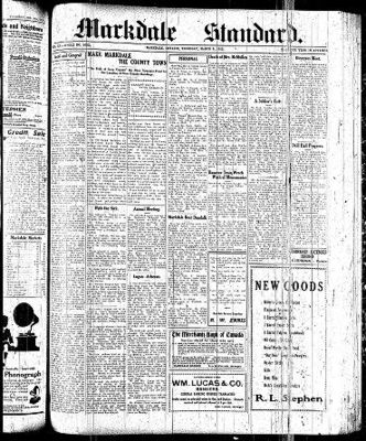 Markdale Standard (Markdale, Ont.1880), 6 Mar 1913