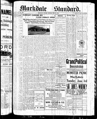 Markdale Standard (Markdale, Ont.1880), 29 May 1913