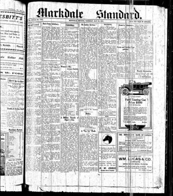 Markdale Standard (Markdale, Ont.1880), 20 May 1915