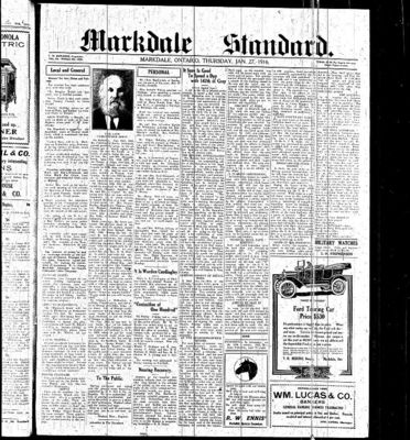 Markdale Standard (Markdale, Ont.1880), 27 Jan 1916