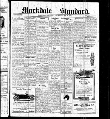 Markdale Standard (Markdale, Ont.1880), 3 Feb 1916