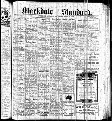 Markdale Standard (Markdale, Ont.1880), 20 Apr 1916