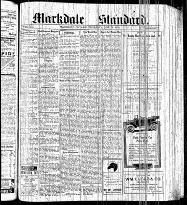 Markdale Standard (Markdale, Ont.1880), 29 Jun 1916