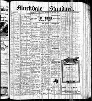 Markdale Standard (Markdale, Ont.1880), 6 Jul 1916