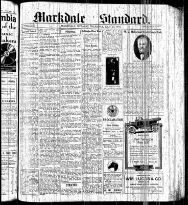 Markdale Standard (Markdale, Ont.1880), 27 Jul 1916