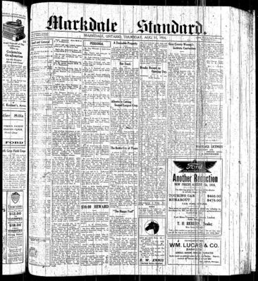 Markdale Standard (Markdale, Ont.1880), 31 Aug 1916