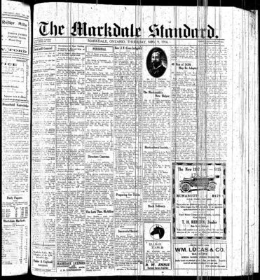 Markdale Standard (Markdale, Ont.1880), 9 Nov 1916